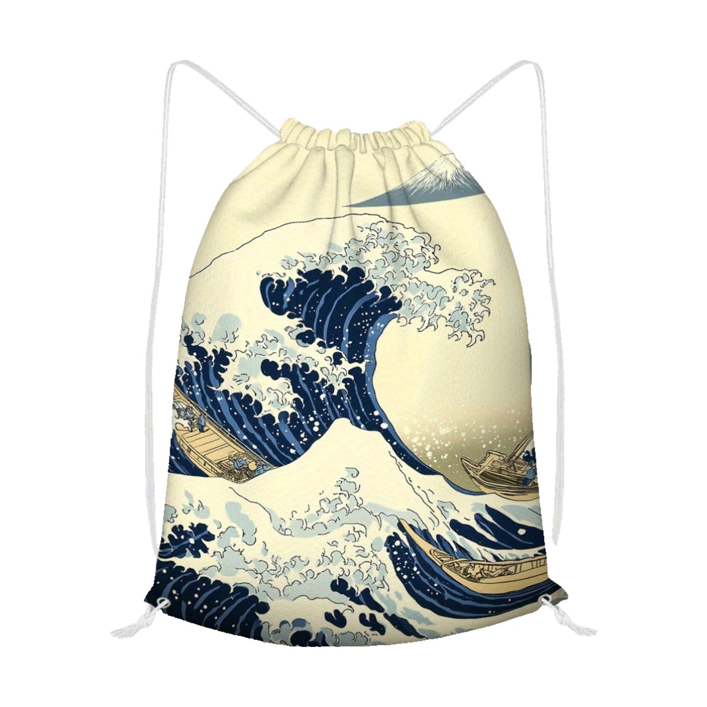 Zaino Onda Hokusai in poliestere - 30×40 cm