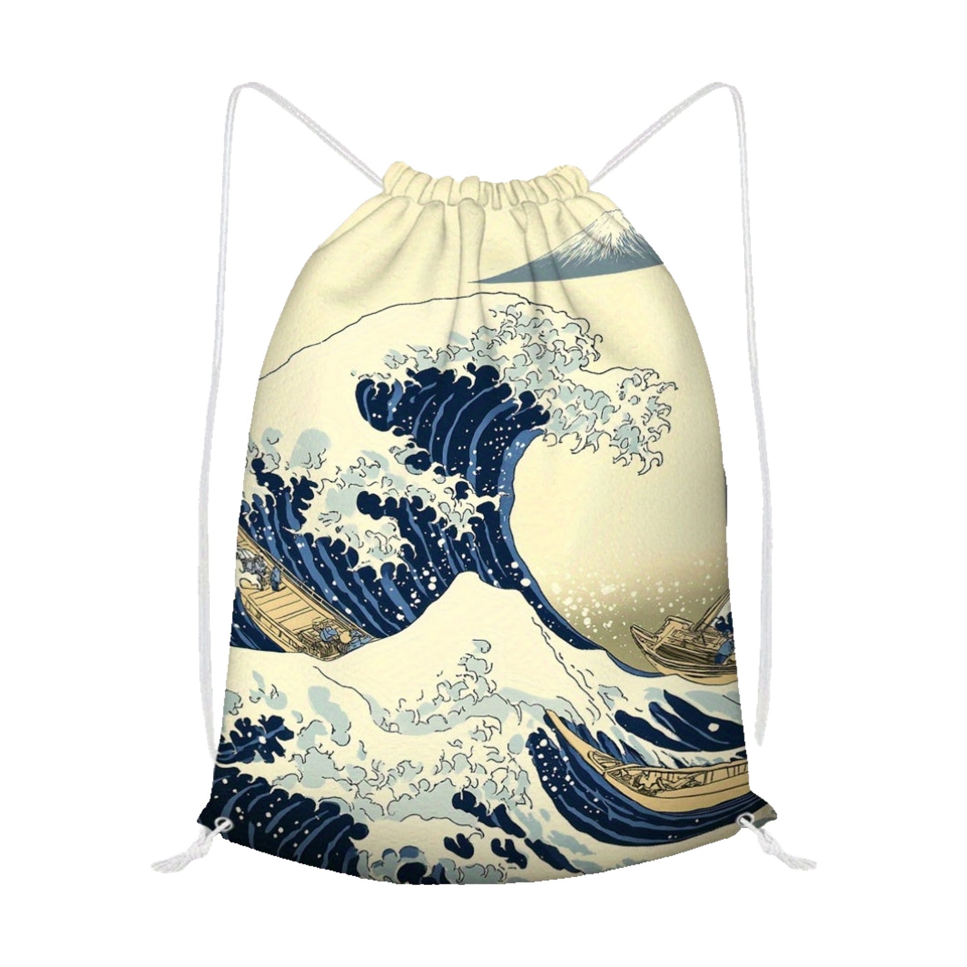 Zaino Onda Hokusai in poliestere - 30×40 cm