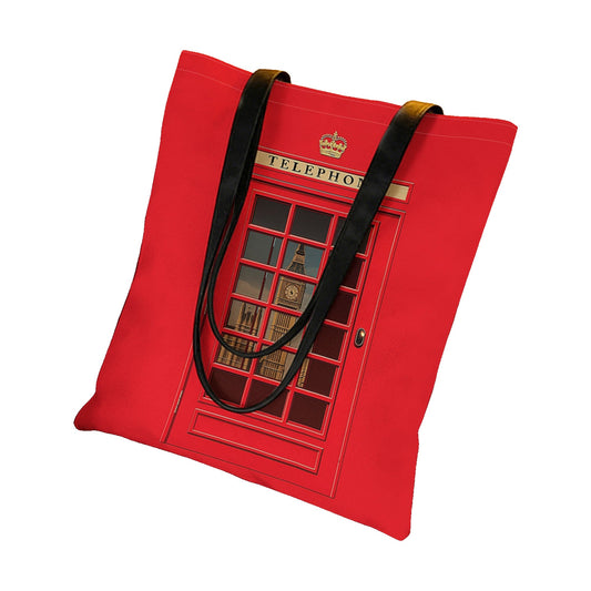 Borsa tote cabina londinese in poliestere - 35×40 cm