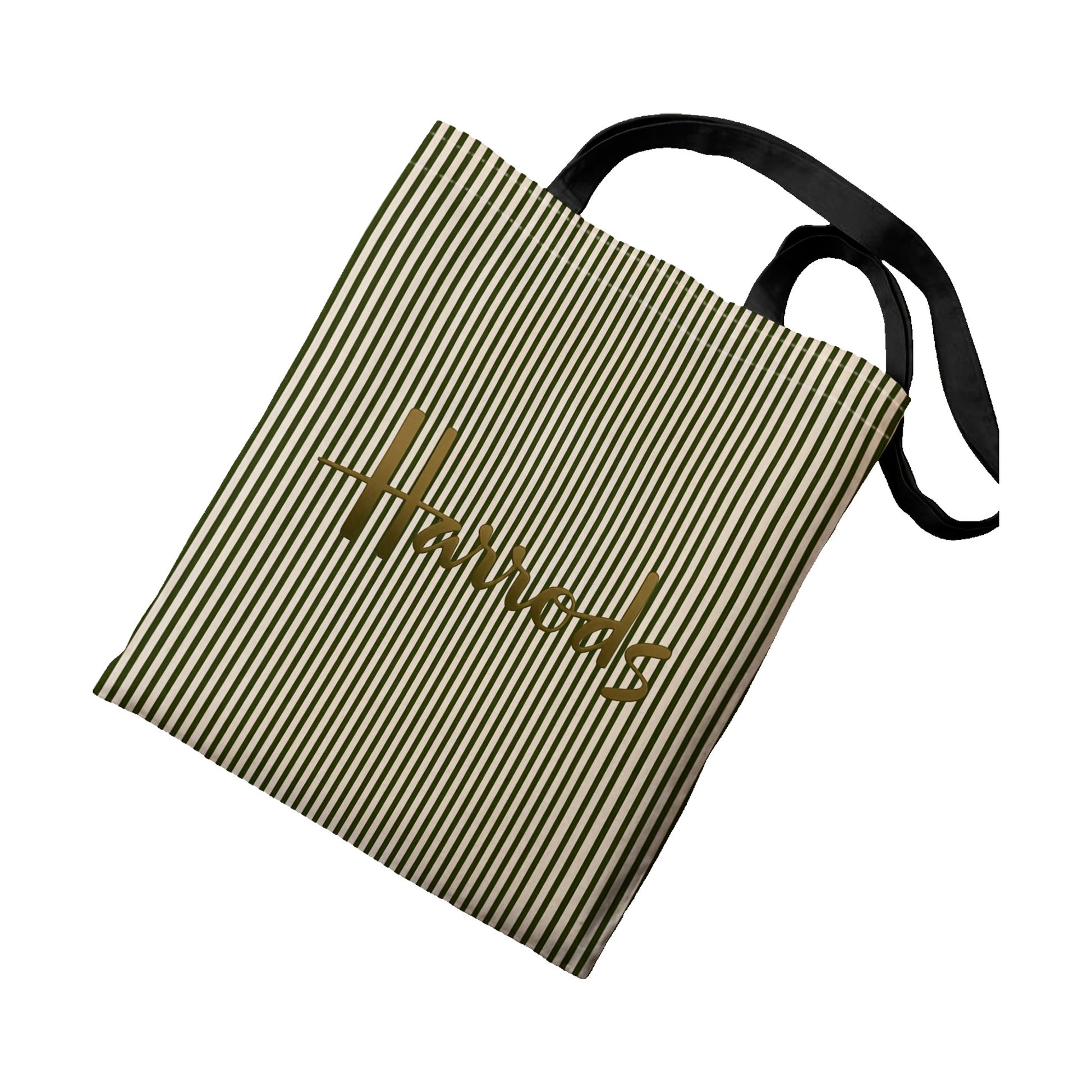 Borsa tote Harrods in poliestere - 40×35 cm