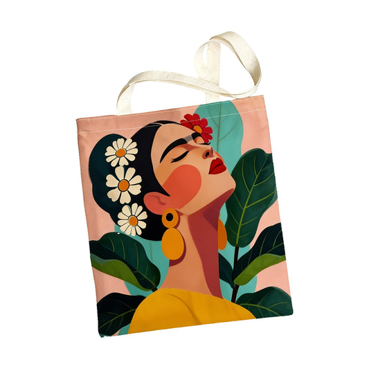 Borsa Tote Frida in poliestere - 39×35 cm
