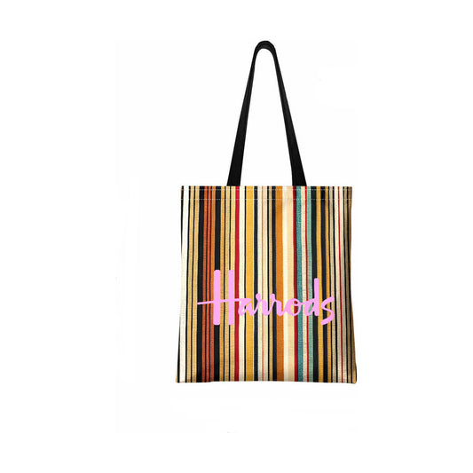 Borsa tote Harrods in poliestere - 35×40 cm