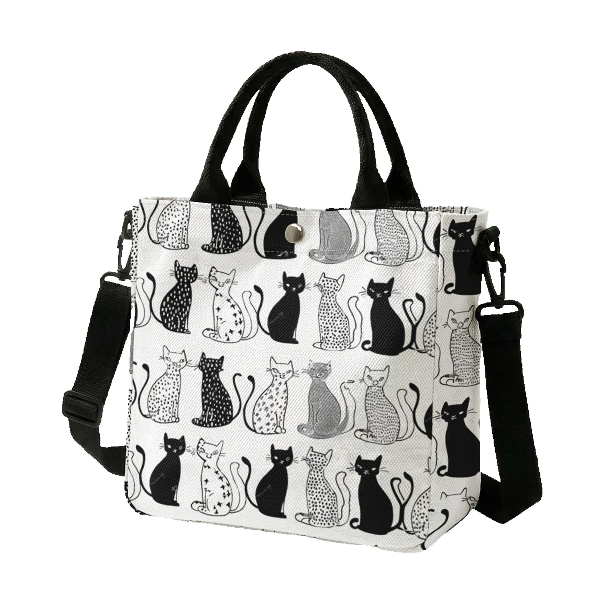 Borsa a tracolla Pet alla moda in poliestere - 24×22 cm