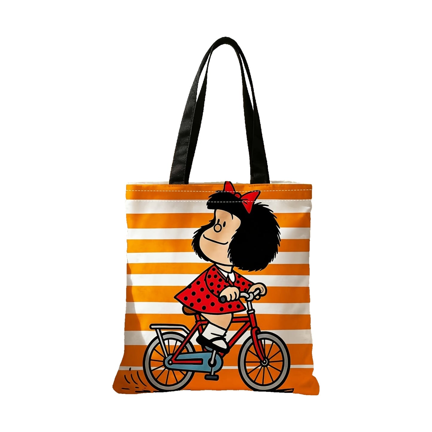 Borsa tote Mafalda in poliestere - 40×35 cm