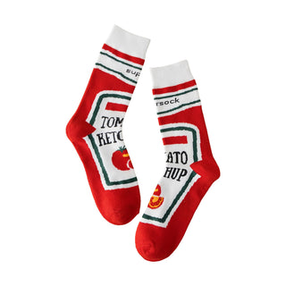 Calzini artistici unisex e unica misura Ketchup