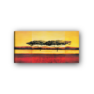 Trees in Kenya - cm 100x50 - Tela Canvas