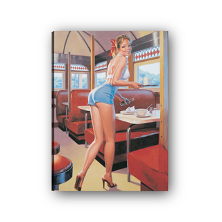 Pin up diner - cm 50x70 - Tela Canvas