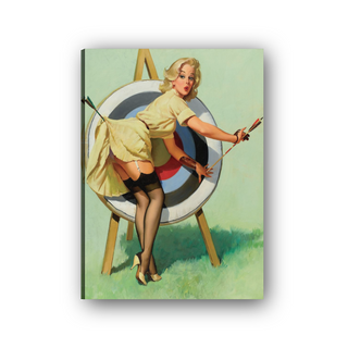 Pin up Archery - cm 50x70 - Tela Canvas