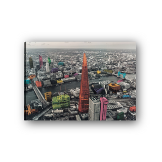 London, Colour - cm 70x50 - Tela Canvas