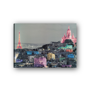 Paris, Colour - cm 70x50 - Tela Canvas
