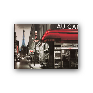 Paris, Creperie - cm 70x50 - Tela Canvas