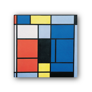 Homage to Mondrian - Tableau n 1 - cm 50x50 - Tela Canvas