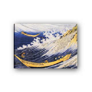 Homage to Hokusai - Soshu Choshi - cm 70x50 - Tela Canvas