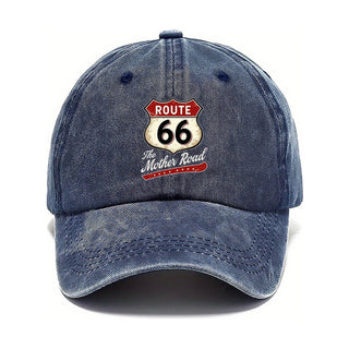 Cappello da Baseball  Route 66 - Blu