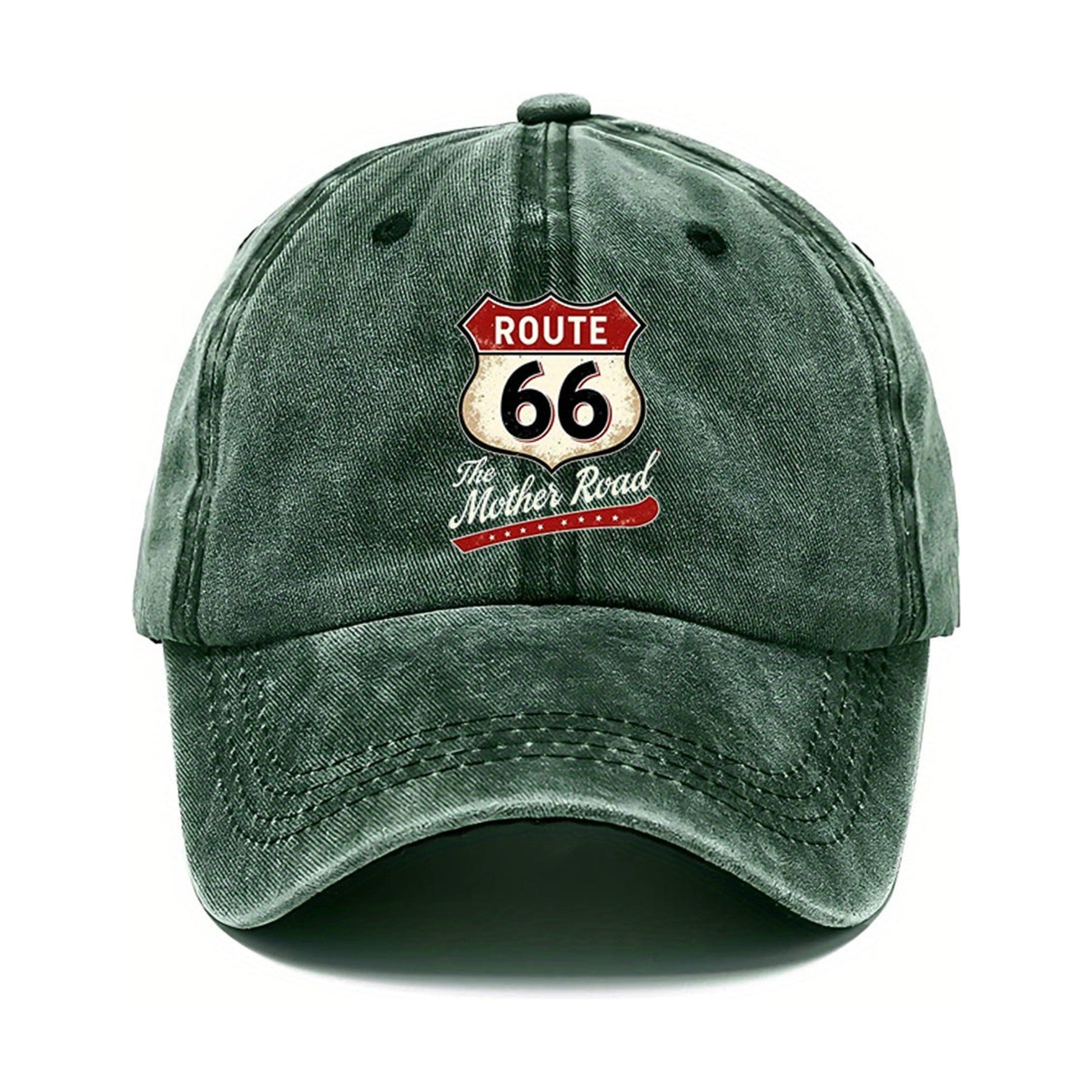 Cappello da Baseball  Route 66 - Verde