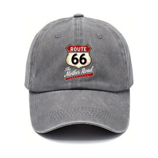 Cappello da Baseball Route 66 - Grigio
