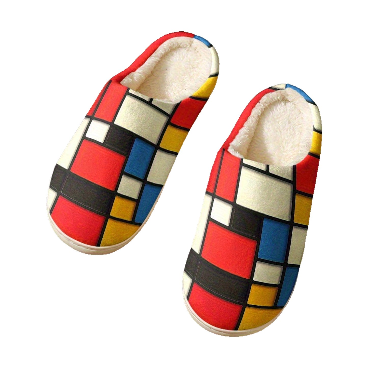 Pantofole Stile Mondrian