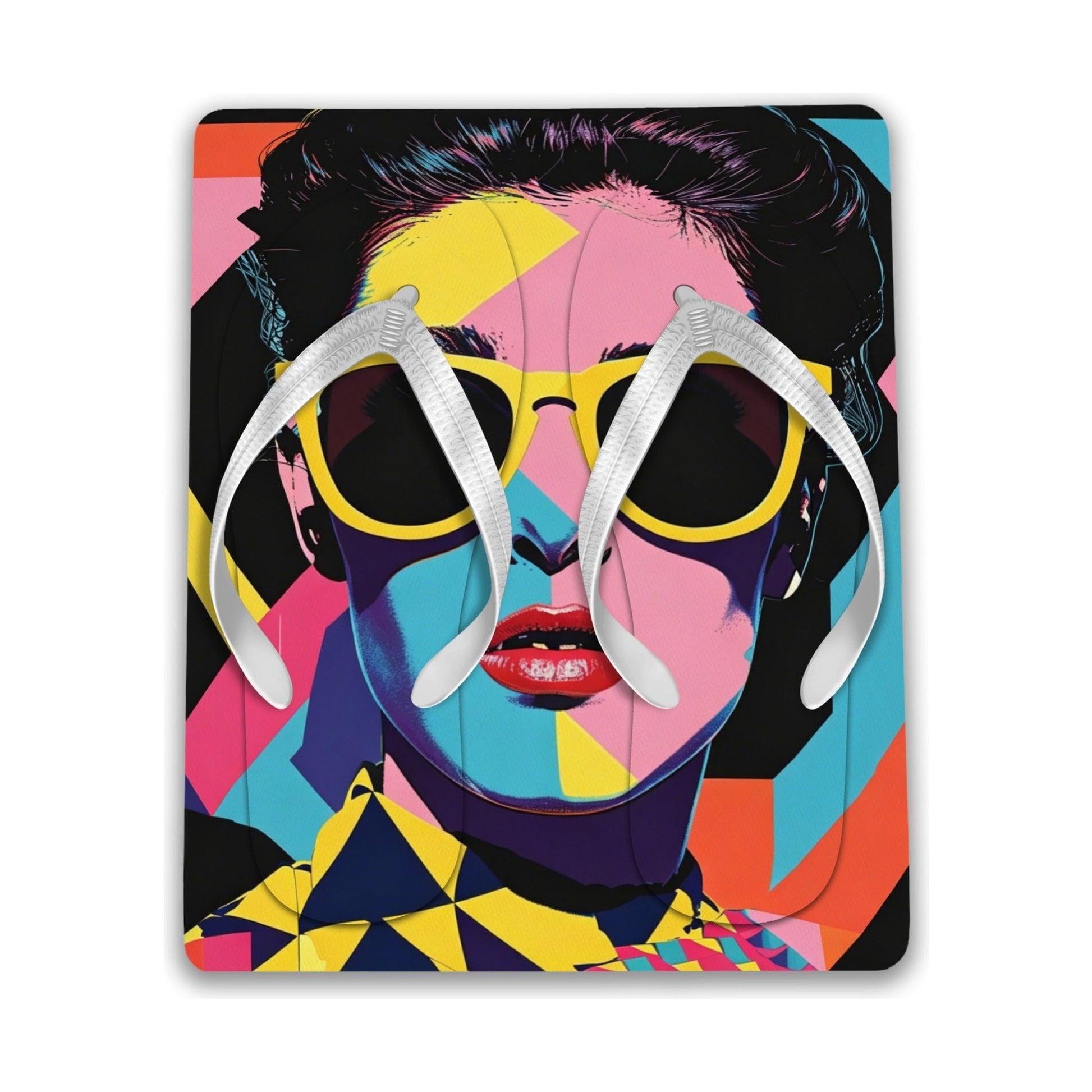 Ciabatte Pop Art - Bianco