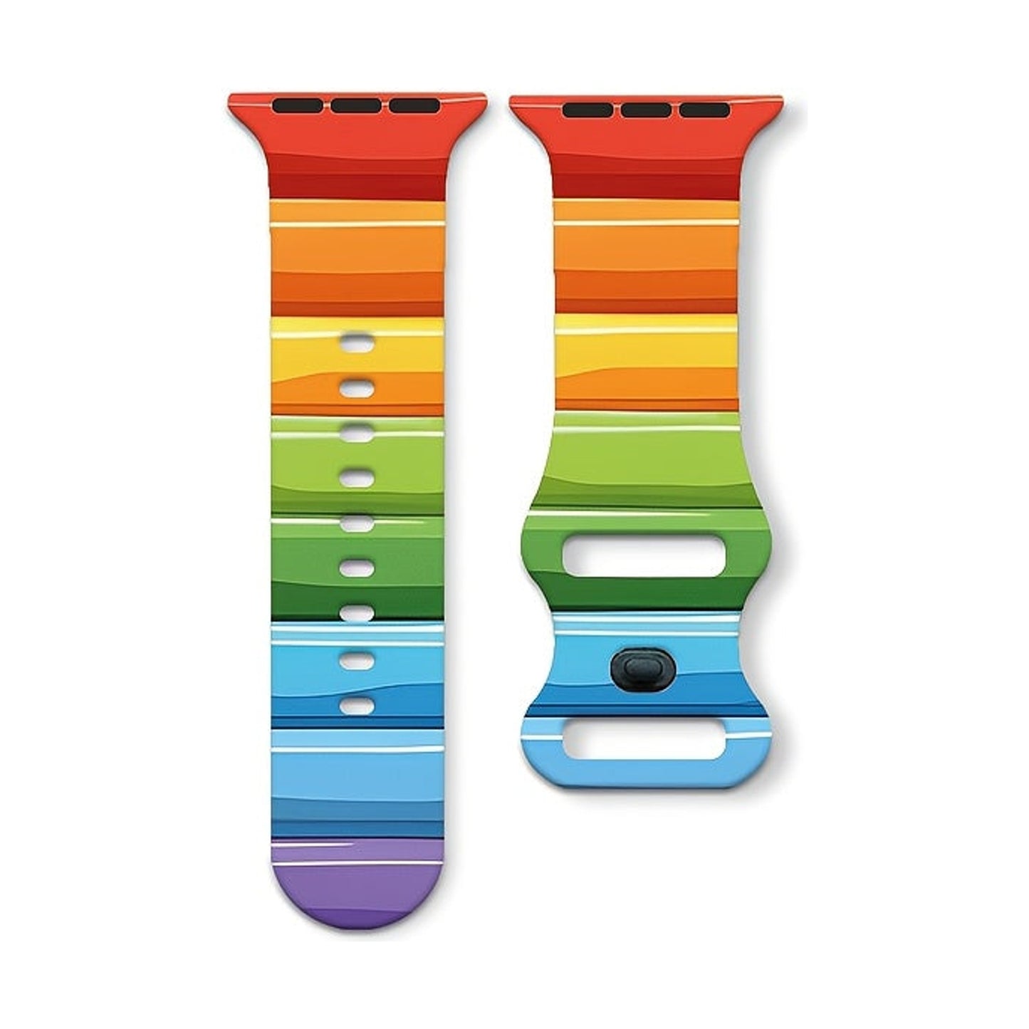 Cinturino Arcobaleno per Apple watch in Silicone