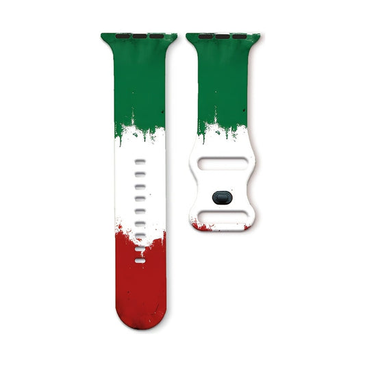 Cinturino Italia per Apple watch in Silicone