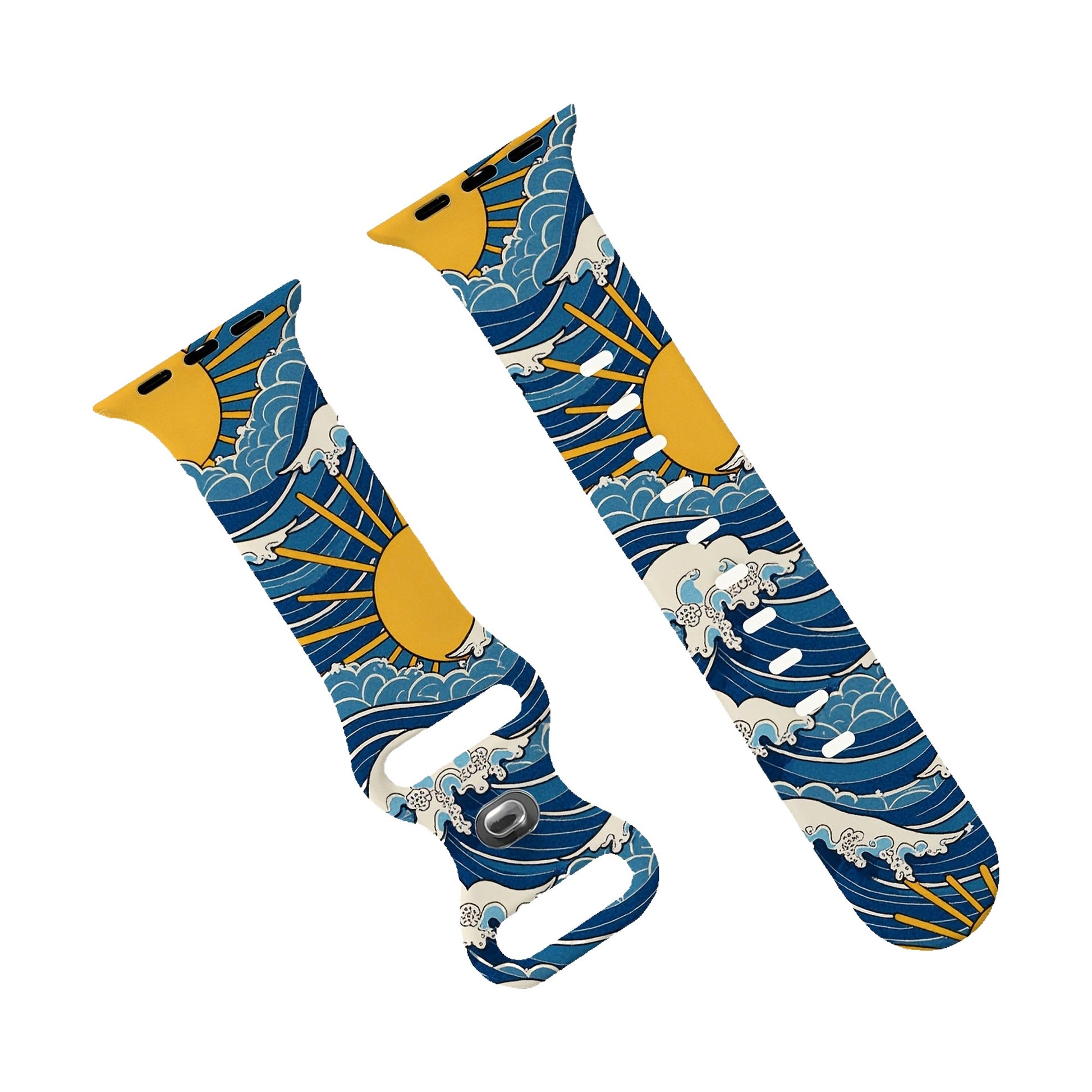 Cinturino Onda Hokusai per Apple watch in Silicone