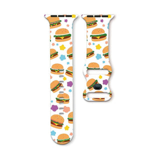 Cinturino Hamburger per Apple watch in Silicone
