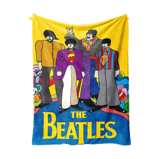 Coperta The Beatles - 100x150 cm - 130x150 cm