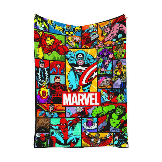 Coperta supereroi - 50x70 cm - 75x100 cm - 130x150 cm - 150x200 cm