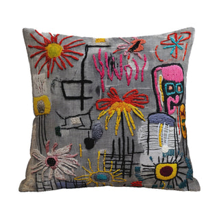 Fodera Cuscino design Basquiat 40x40 cm / 45x45 cm / 50x50 cm