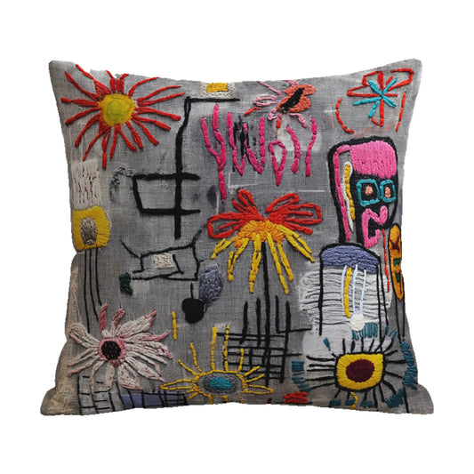 Fodera Cuscino design Basquiat 40x40 cm / 45x45 cm / 50x50 cm