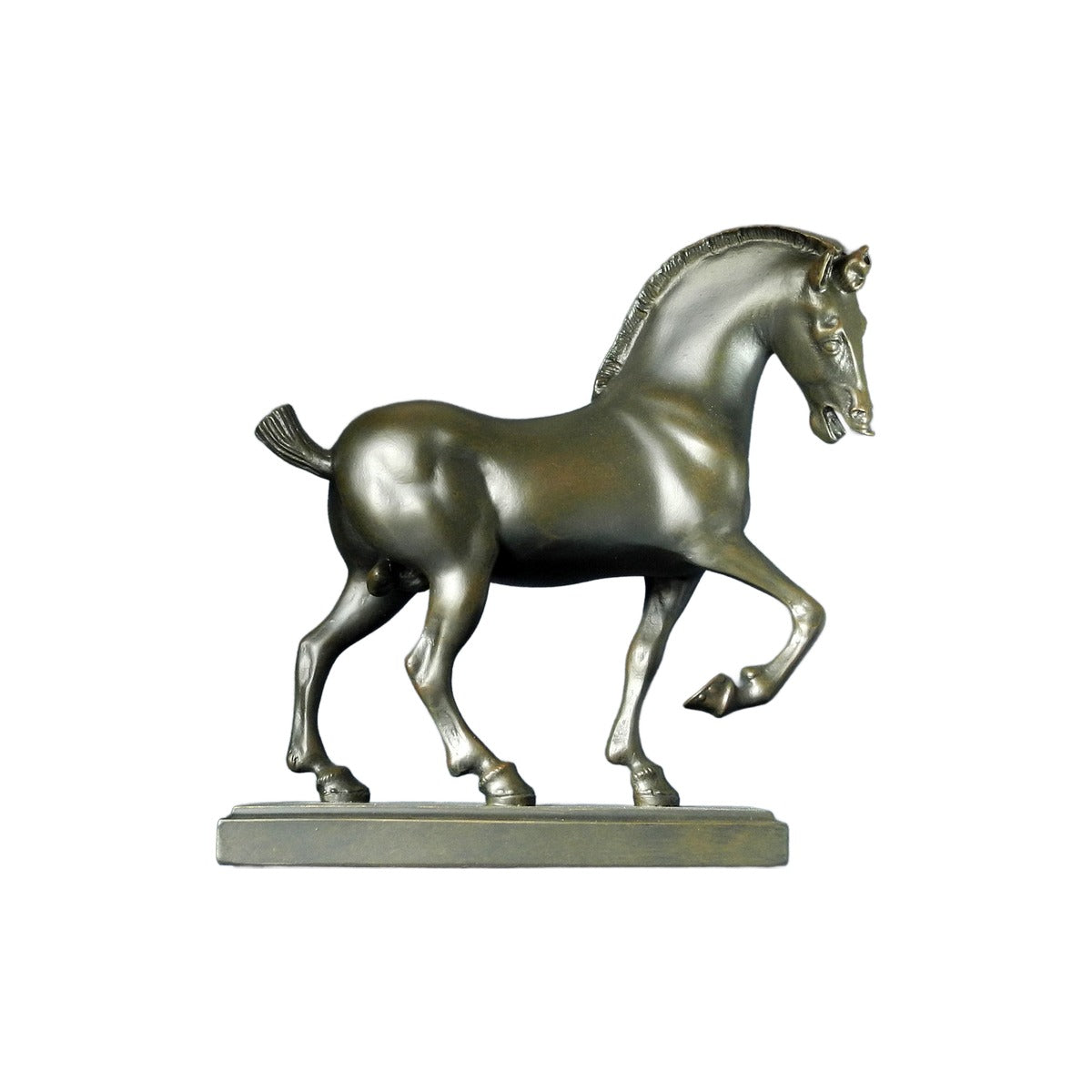 Leonardo Da Vinci - Cavallo - Scultura 3D Marmo resina