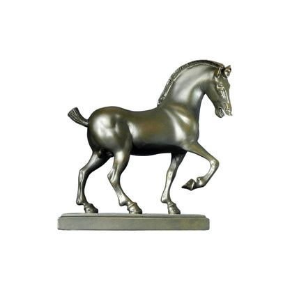 Leonardo Da Vinci - Cavallo - Scultura 3D Marmo resina