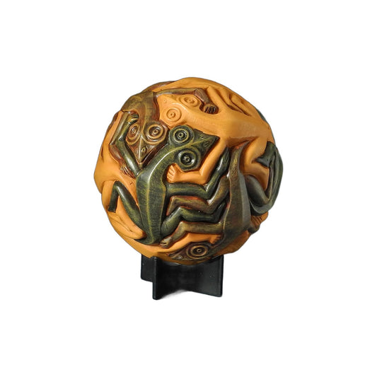 Maurits Cornelis Escher - Gechi - Scultura 3D Marmo resina
