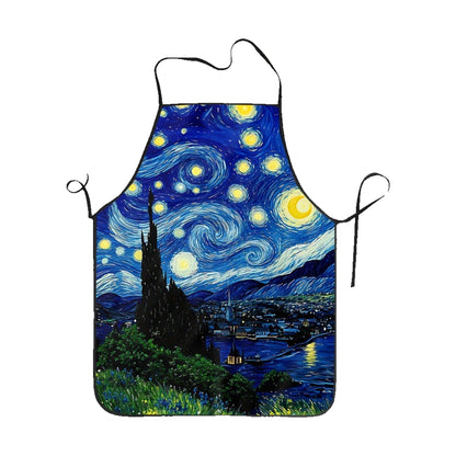 Grembiule ispirato alla Notte stellata - 50x70 cm