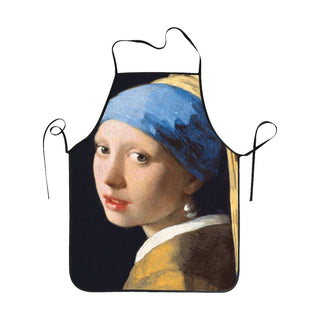 Grembiule Ragazza con l'orecchino di Perle 50x70 cm
