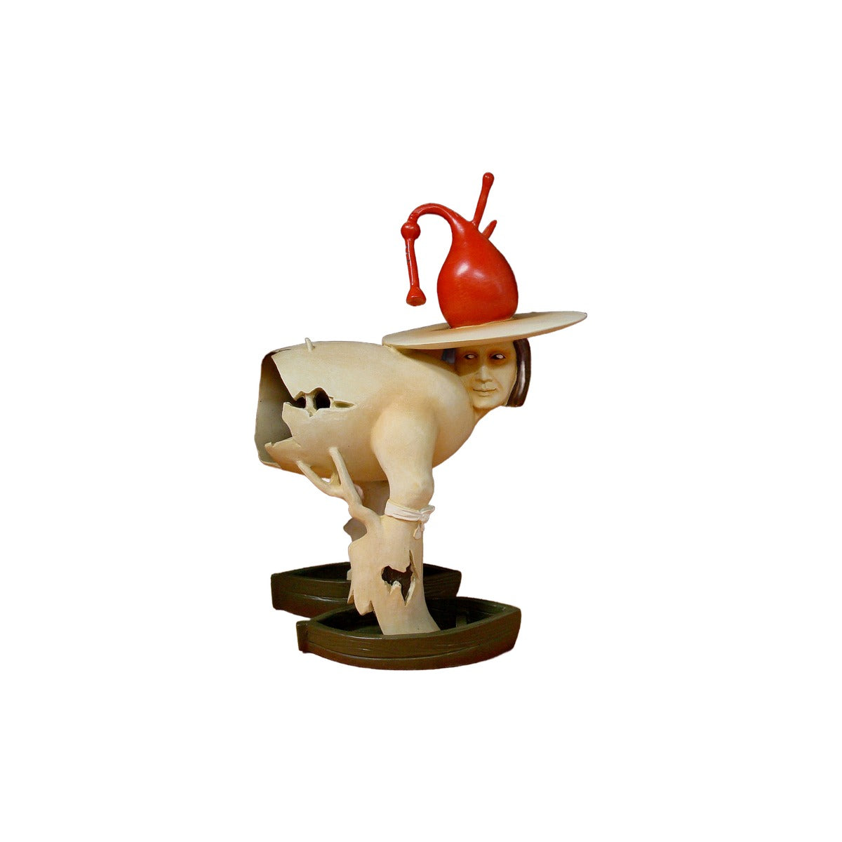 Hierenymus Bosch - Uomo albero - Scultura 3D Marmo resina