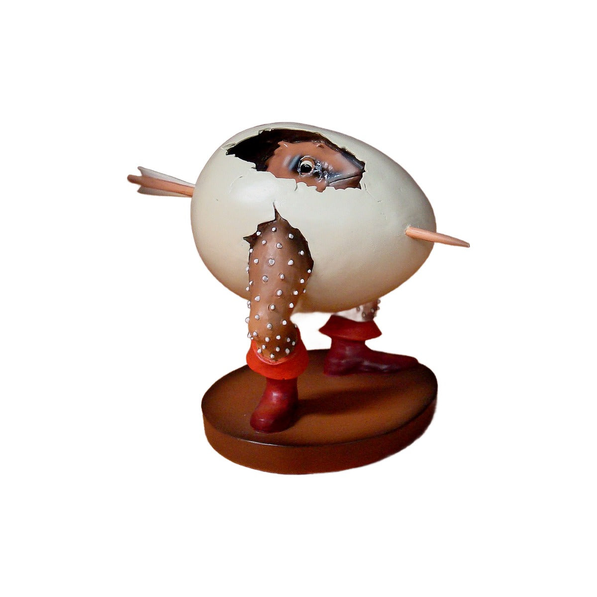 Hierenymus Bosch - Uovo mostro - Scultura 3D Marmo resina
