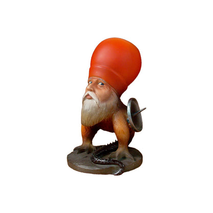 Hierenymus Bosch - Freak con la barba - Scultura 3D Marmo resina