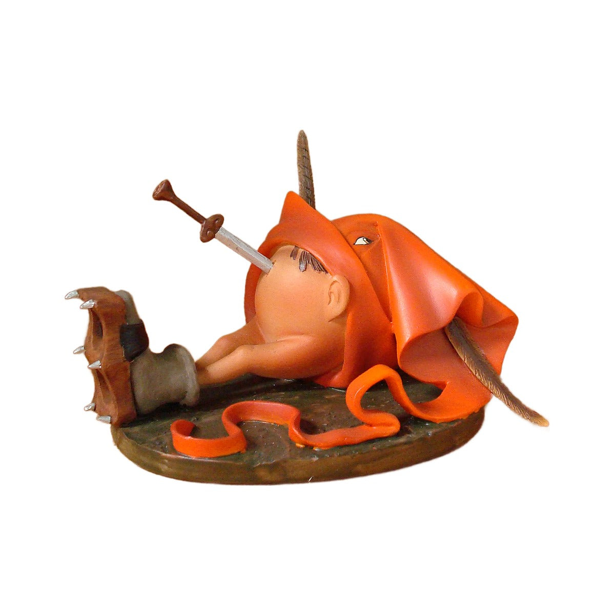 Hierenymus Bosch - Pancia grassa con pugnale - Scultura 3D Marmo resina