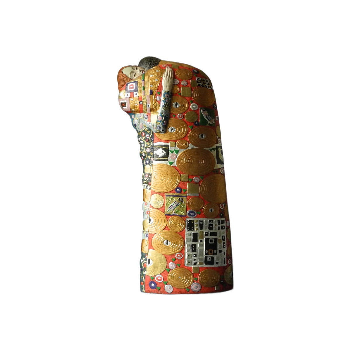 Gustav Klimt - L'abbraccio - Scultura 3D Marmo resina