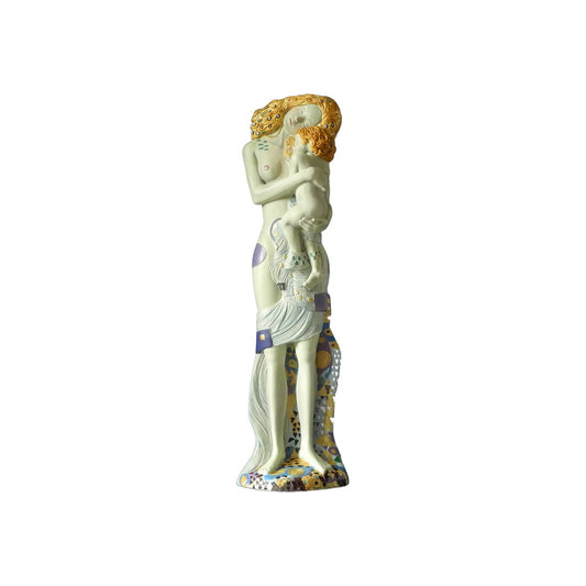 Gustav Klimt - Le tre età della vita - Scultura 3D Marmo resina