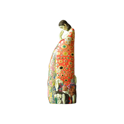 Gustav Klimt - Speranza - Scultura 3D Marmo resina