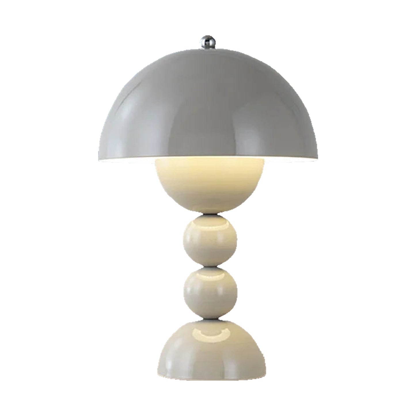 Lampada con stampa artistica - white