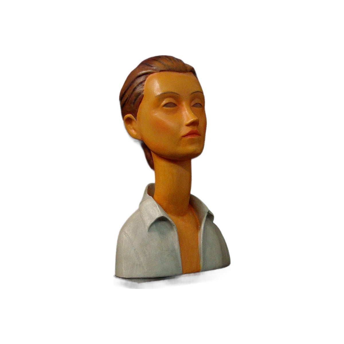 Amedeo Modigliani - Lunia - Scultura 3D Marmo resina
