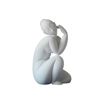 Amedeo Modigliani - Donna nuda seduta - Scultura 3D Marmo resina