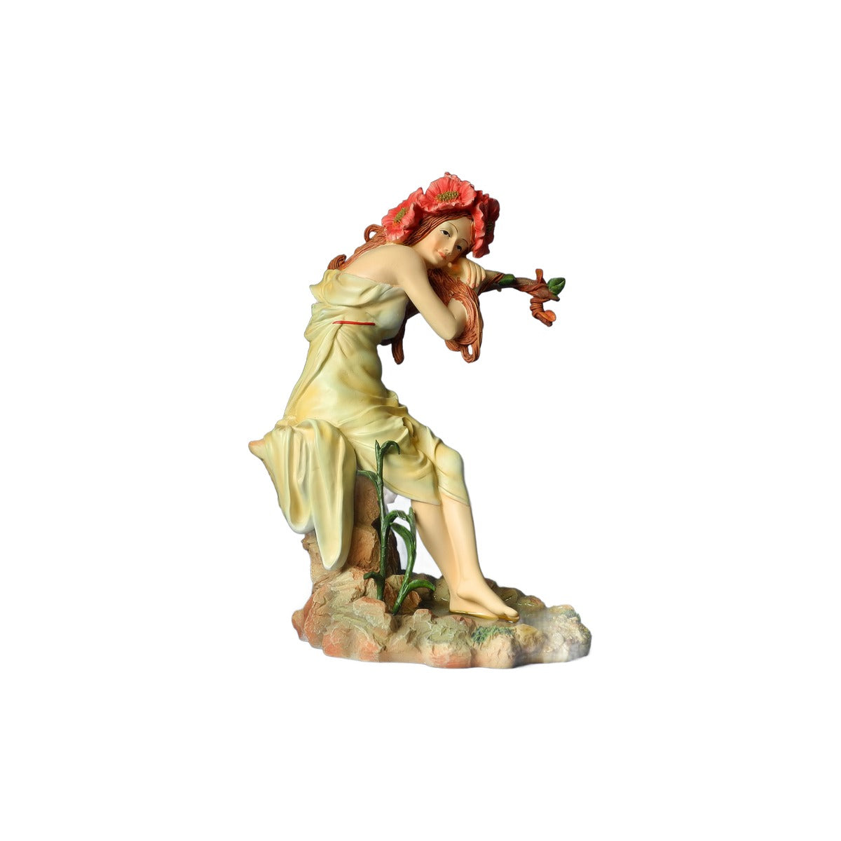 Alphons Mucha - Estate - Scultura 3D Marmo resina