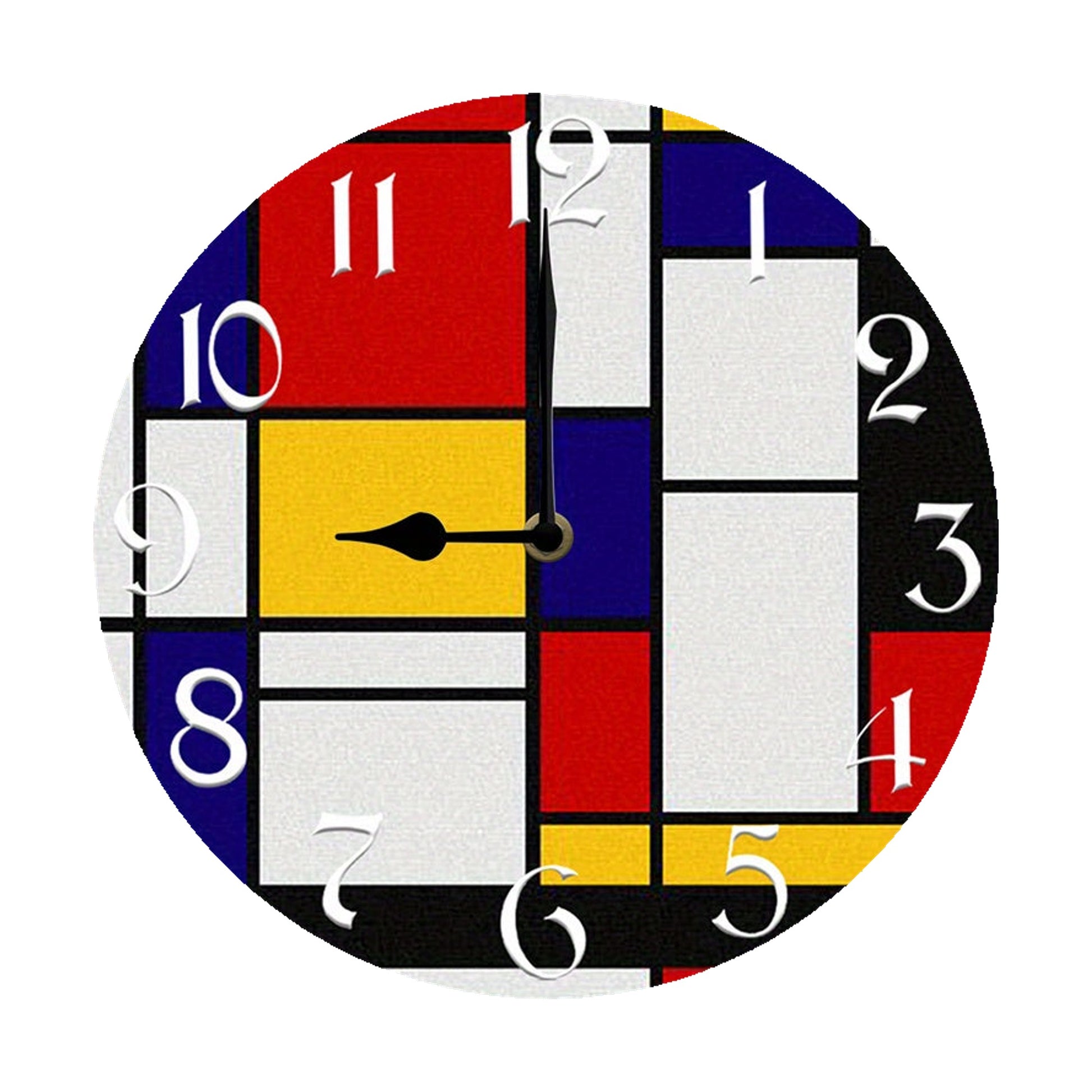 Orologio Piet Mondrian - Ø25 cm