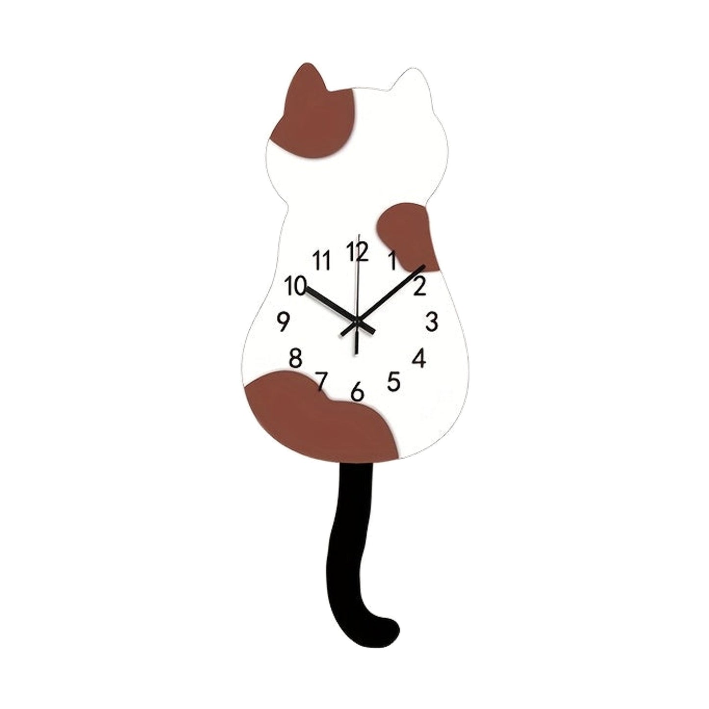 Orologio con stampa artistica di gatto 17x43 cm