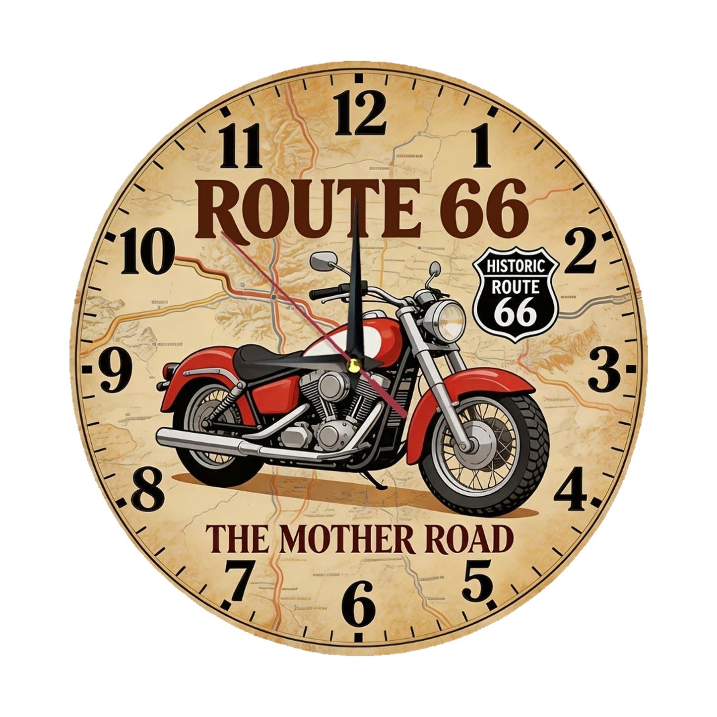 Orologio da parete decorativo retrò Ø30 cm