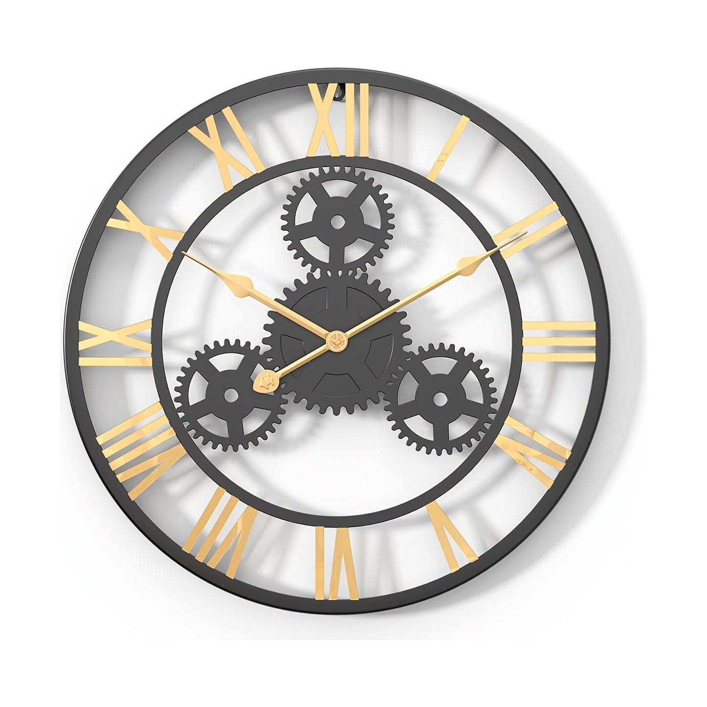 Orologio da parete nero silenzioso Ø40 cm
